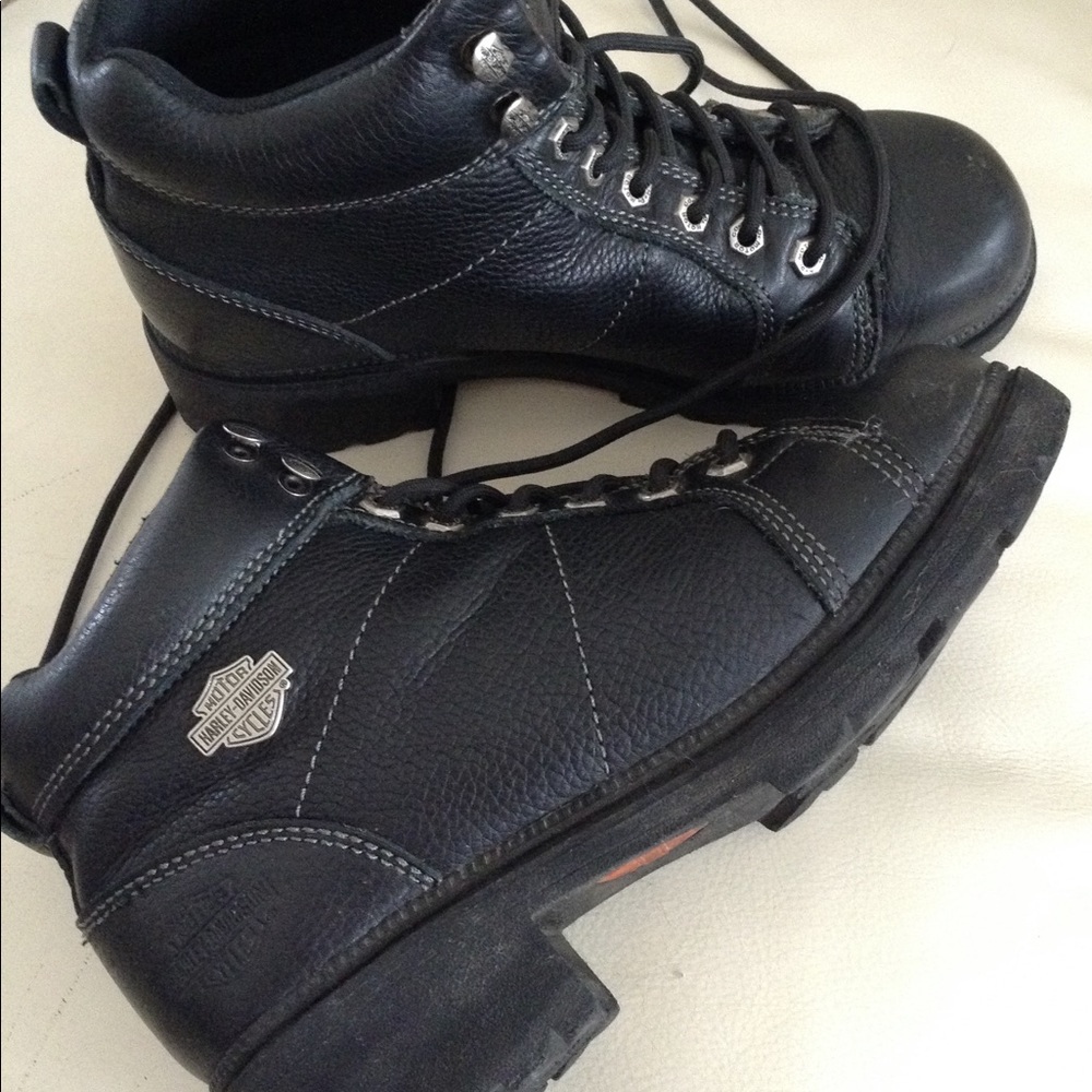 Women's Authentic Harley Davidson Leather Boots